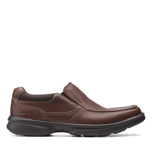 Clarks Men's Bradley Free Loafer, Tan Tumbled Leather, 7.5 Wide by Clarks - Used condition - Image 2