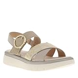 bugatti Damen Sandalen 435AQN845059 5281, 38, beige/Multicolor