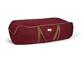 Covermates Keepsakes Garland Duffle Bag - Durable Polyester, Reinforced Handles, Fits up to 25 Foot Garland Depending on Thickness - Holiday Storage, Red