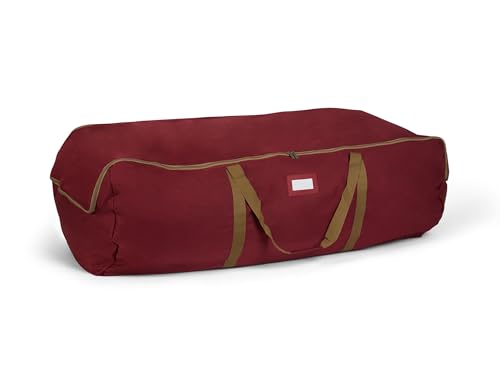 Covermates Keepsakes Garland Duffle Bag - Durable Polyester, Reinforced Handles, Fits up to 25 Foot Garland Depending on Thickness - Holiday Storage, Red