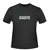 155 g/m² A través de desmontar y yo, soy piragüista, para hombre T-Shirt - Comercio justo Negro negro Talla:xxx-large