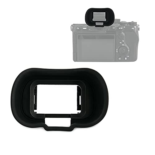 Soft Silicon Camera Viewfinder Eyecup Eye Cup Eyepiece Replacement For Sony Alpha A7R V A7Rv A7R5 A7 Iv A7M4 A7Iv A1 & A7S Iii A7Siii A7S3 Ilce-7Sm3 Evf Eyeshade Protector Replaces Sony Fda-Ep19 #TOP2