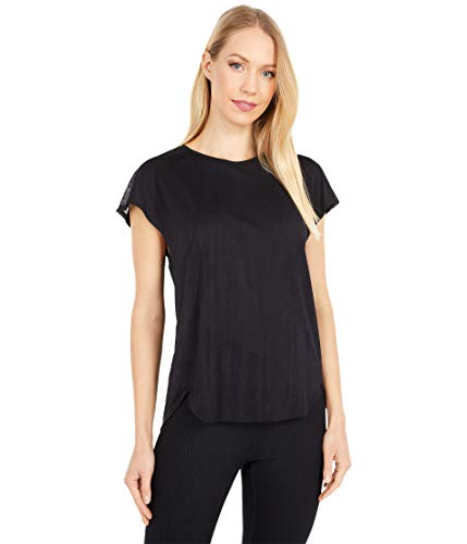 T-shirt sport Brooks Spirit femme noir manches courtes taille 6-8