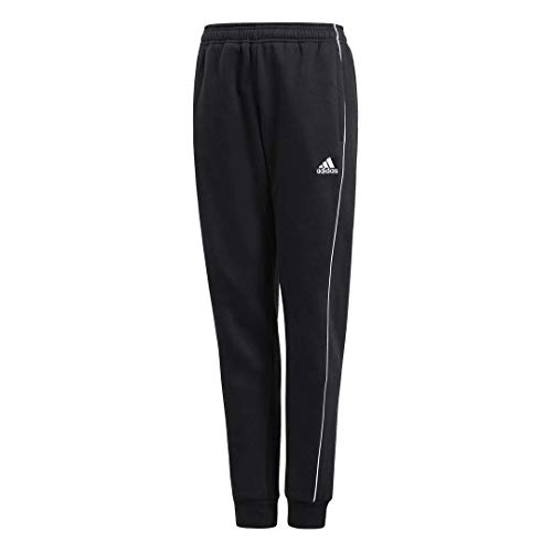 adidas Kids Unisex's Core 18 Sweat Pants, Black/White, S