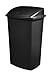CEP Pattumiera in plastica con Coperchio Basculante, 73 Litri, 91949, Nero, 36.5 x 46.5 x 75 cm