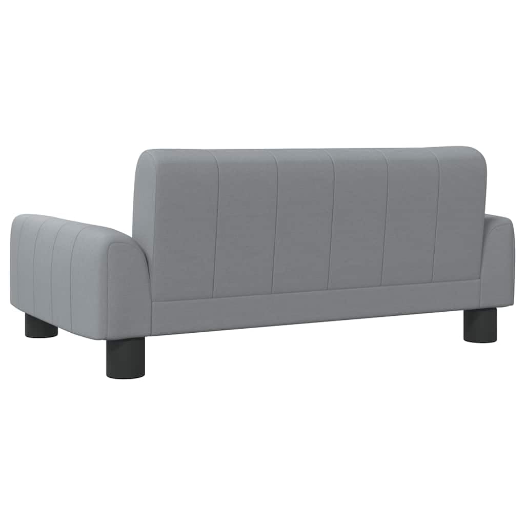 Cama para perro gris claro, 70 x 45 x 30 cm de tela, cómodo sofá acolchado de espuma gruesa con marco de madera de pino macizo y cuatro patas estables, ideal para el salón