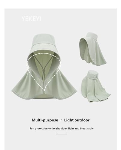 Sombrero para mujer con ala ancha y protección solar miniatura 2