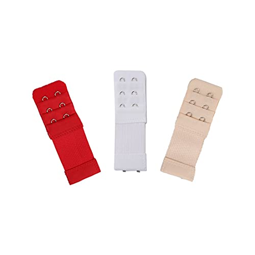 Ximimark BH-Trägerverlängerung Rückenverlängerung Unterwäsche Gürtel für Frauen Lady 2 Haken 3 Reihen - - Mittel Cover