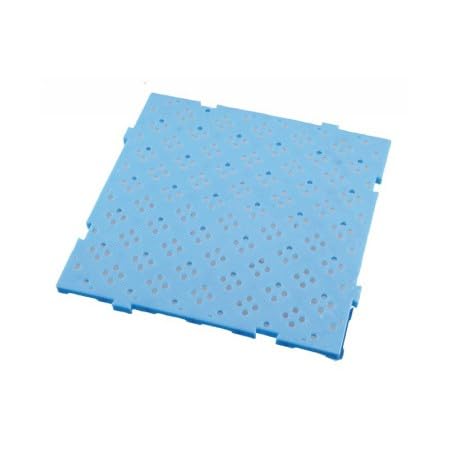 Caillebotis HACCP GILAC 50 x 50 cm, épaisseur 22 mm - Bleu
