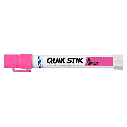 Markal 61044 Quik Stik All Purpose Solid Paint Marker, Fluorescent Pink (Pack Of 12) #TOP2