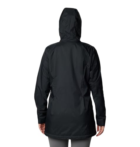 Columbia Women's Switchback Lined Long Jacket, Black, Medium
