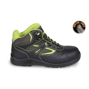 Beta7221PEK 37 - Scarpe Alte in Pelle Idrorepellente con Inserti in Nylon, Rinforzo antiabrasione nella Zona del Puntale e rapido sfilamento