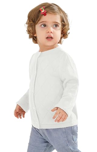 Toddler Baby Girls' Cardigan Sweaters Open Front Long Sleeve Knit Outwear for Girls4