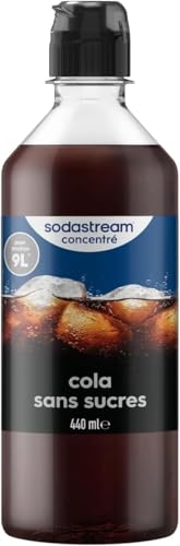 SodaStream Concentré Cola Sans Sucres pour Machine à Eau Pétillante et Soda | Préparez jusqu'à 9 Litres de Cola en Quelques Secondes, 440ml (Lot de 6)