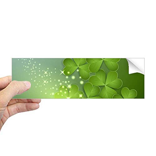 Adhesivo de San Patricio DIYthinker para ventana rectangular estrella de Irlanda 2