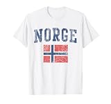 Norge Flag Norway Norwegian Home Love Family T-Shirt