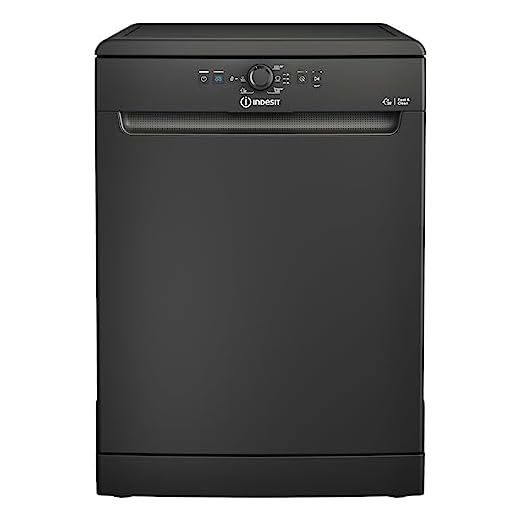 Indesit D2F HK26 B UK Push&Go 14 Place Settings Dishwasher - Black