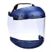 Sellstrom Face Shield Dual Crown Safety Mask for Men and Women, Clear Tint, Polycarbonate Crown, Chin Guard, Large Anti-Fog Window, Ratchet Headgear, ANSI Z87.1, S38140