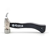 村の鍛冶屋 鍛造 焼入れ ペグハンマー エリッゼステークアルティメットハンマー ★ショート★ ブラック柄 ステンレスヘッド×クローム【燕三条製】MADE IN JAPAN