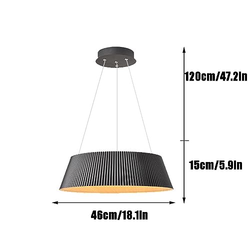 Plafonnier LED moderne acrylique à intensité variable 3000K-6000K pour bureau
