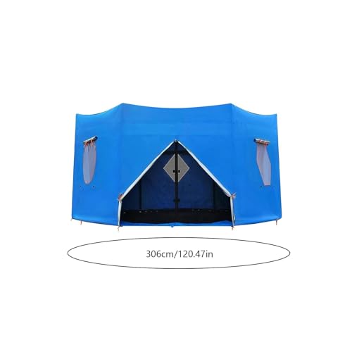 Missmisq Tente de Trampoline, Housse de Trampoline - Housse de Trampoline Pliable Housse de Tente de Trampoline Ronde de 14 Pieds,Accessoires de Trampoline nécessaires, Respirants, résistants au – Image 7