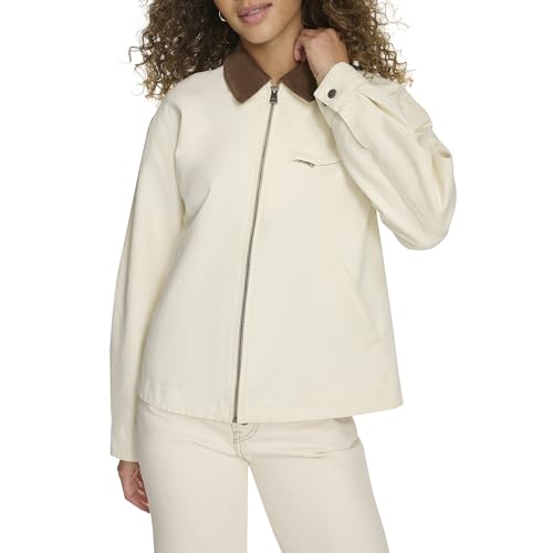 Levi's Women's Utility Jacket, Ecru, Small