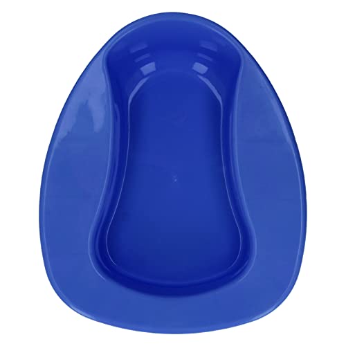 Bassin de Lit, Grand Bassin de Lit d'allaitement épaissir 10 Degrés de Pente Bassin de Lit pour Femmes Enceintes âgées en Plastique(Bleu foncé)