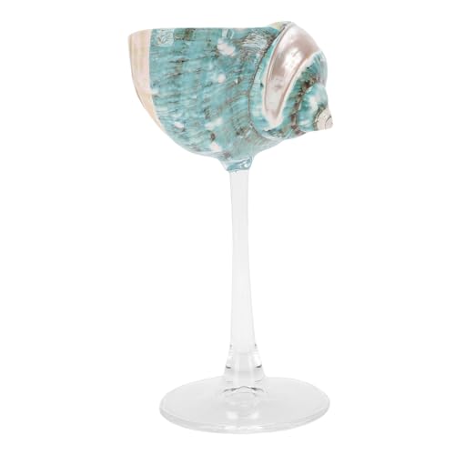 Copa de vino de cristal elegante con base verde para ocasiones especiales 6