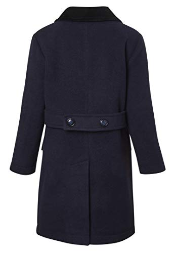 Cremson Boys Classic Wool Look Winter Double Breasted John Dress Coat Jacket Hat2