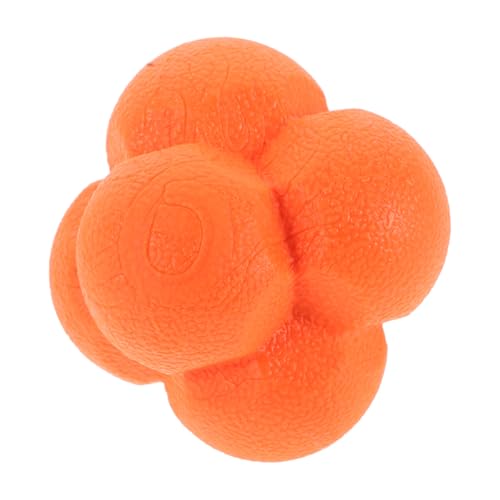 BESPORTBLE Sechseckiger Reaktionsball 7cm Aus Robustem Gummi Reaktions Und Koordinationstraining Für Fußball Basketball Tennis Agilitäts Und Geschicklichkeitsball Für Sportler Und Teamtraining