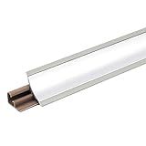 Farbe: Aluminium KÜCHENABSCHLUSSLEISTE 1,5m 23mm ALUMINIUM Winkelleiste Tischplattenleisten Küchen Arbeitsplatten PVC Leiste
