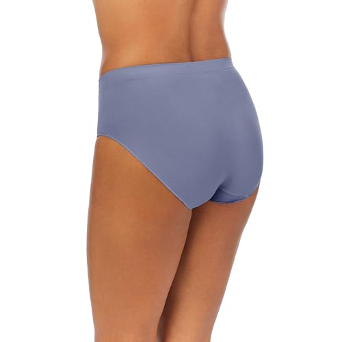 Image of COMPANY ELLEN TRACY Women's High Cut Brief Panties Breathable Seamless Underwear 4-Pack Multipack (Regular & Plus Size)