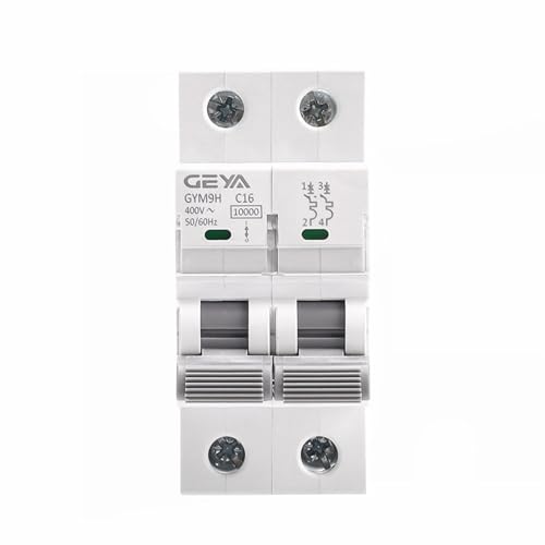 Mini disjoncteur 2P 10KA courbe C 50A protégeant contre les surcharges