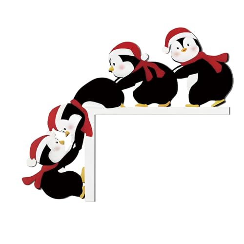 Weihnachtsdeko Tür, Türrahmen Weihnachtsdeko mit Rundaufkleber,...