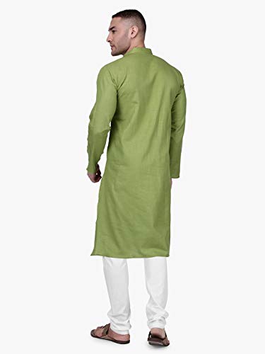 Image of Rajubhai Hargovindas Men's Premium Cotton Solid Kurta