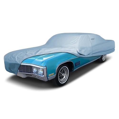 Image of iCarCover Premium Car Cover for 1962-1970 Buick Wildcat Heavy Duty Waterproof All-Weather Automobiles Custom Fit Indoor Outdoor UV Snow Protection Covers with Straps and Bag