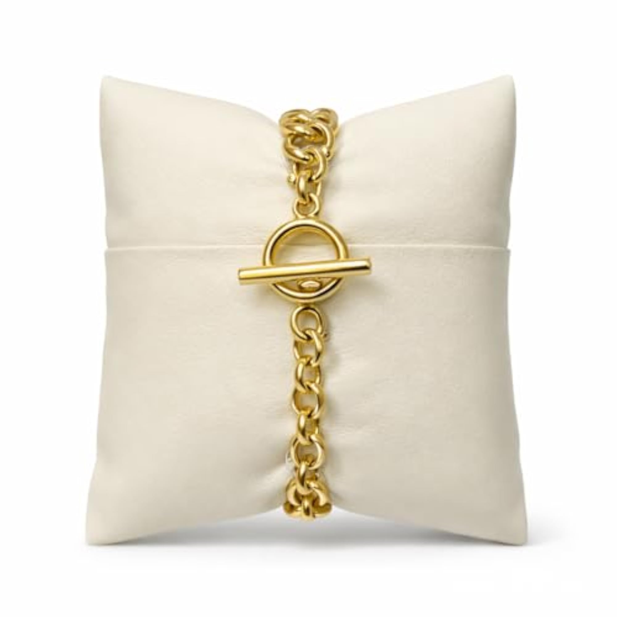 Premium Women's Analog Watch, Pearl Dial & Cuban Chain