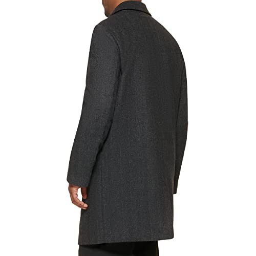 Image of DKNY Men's Wool Blend Notch Collar Coat