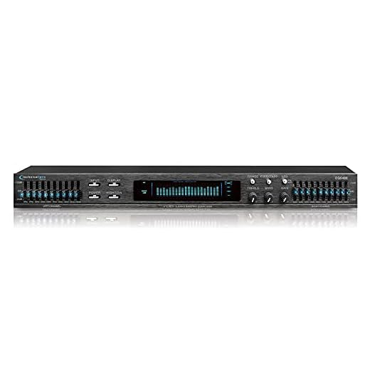 Technical Pro Dual 10 Band Professional Stereo Equalizer with Individual LED Indicators