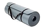 Techfit Alfombra de Yoga Profesional Fitness - Alfombra de Deporte Ideal para Gimnasia en el hogar, Ejercicios en el suelo, Camping, Estiramientos, Pilates 180x60 cm 10-15 mm