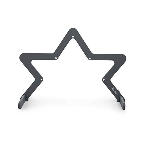 Sterntaler Spielbogen Stern, Holz, Alter: 0-18 Monate, 63 x 90 x 49 cm, Dunkelgrau