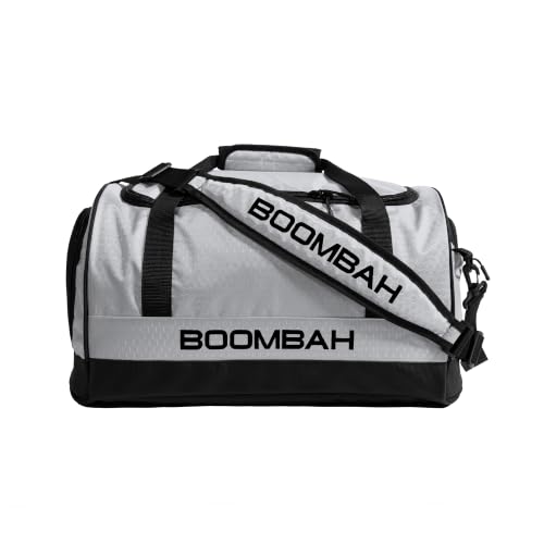 Boombah Sport Duffle Bag - All-purpose Athletic Duffle for Sports, Gym & Travel - White