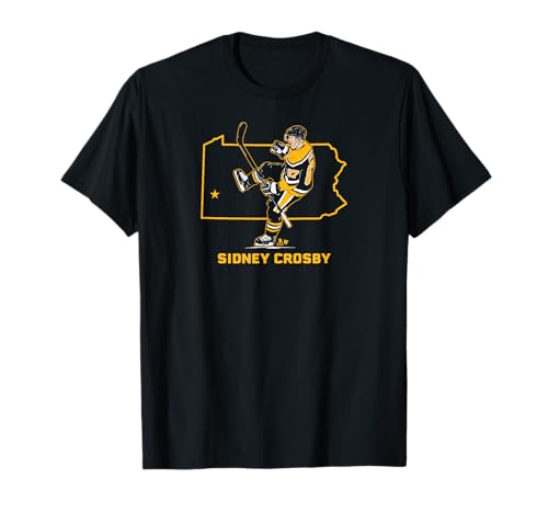Sidney Crosby: State Star - Pittsburgh Hockey T-Shirt