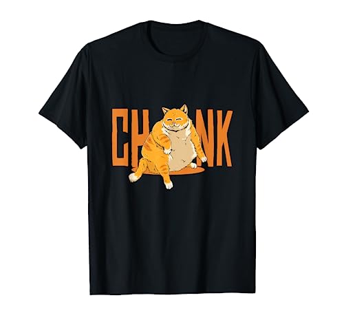 Chonk Cat Meme Funny Chonky Cat Fat Cat Kitty Cat Lover Camiseta
