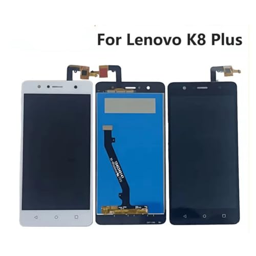 Écran LCD tactile Lenovo K8 Plus blanc pour réparer un afficheur cassé - 2