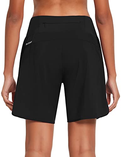 BALEAF-Womens-7-Long-Running-Athletic-Shorts-with-Liner-High-Waist-Workout-Gym-Quick-Dry-Soft-Split-Leg-Zipper-Pocket