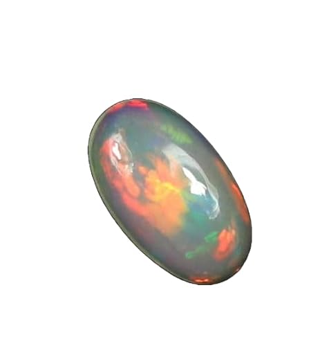 7x12MM Ethiopian Opal,1Pcs Cabochon Rare Quality Ethiopian Opal,1Pcs OVAL Cabochon Ethiopian Opal Cabochon Natural welo opal multi fire opal loose Gemstone For Jewelry Making