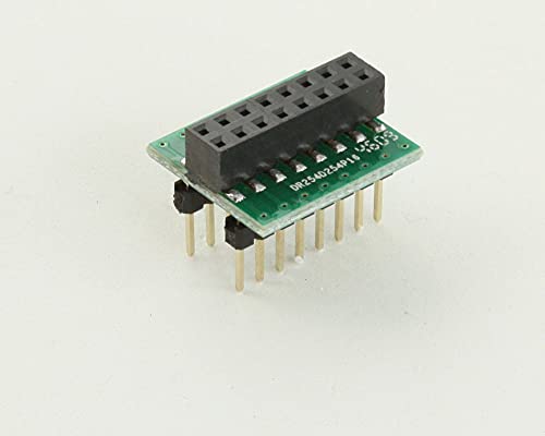 Adaptateur femelle vers DIP-16 pas 2.54 mm pour tester vos puces 16 broches sans soudure