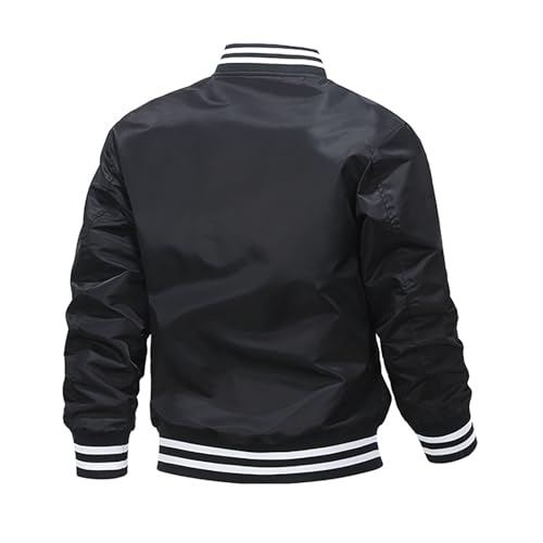 Veste homme coton coupe ample légère contre la mi-saison style baseball