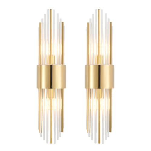 sconces wall decor set of 2, gold sconces wall set